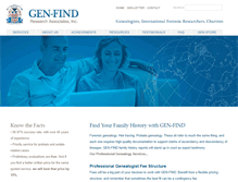 Tablet Screenshot of gen-find.com